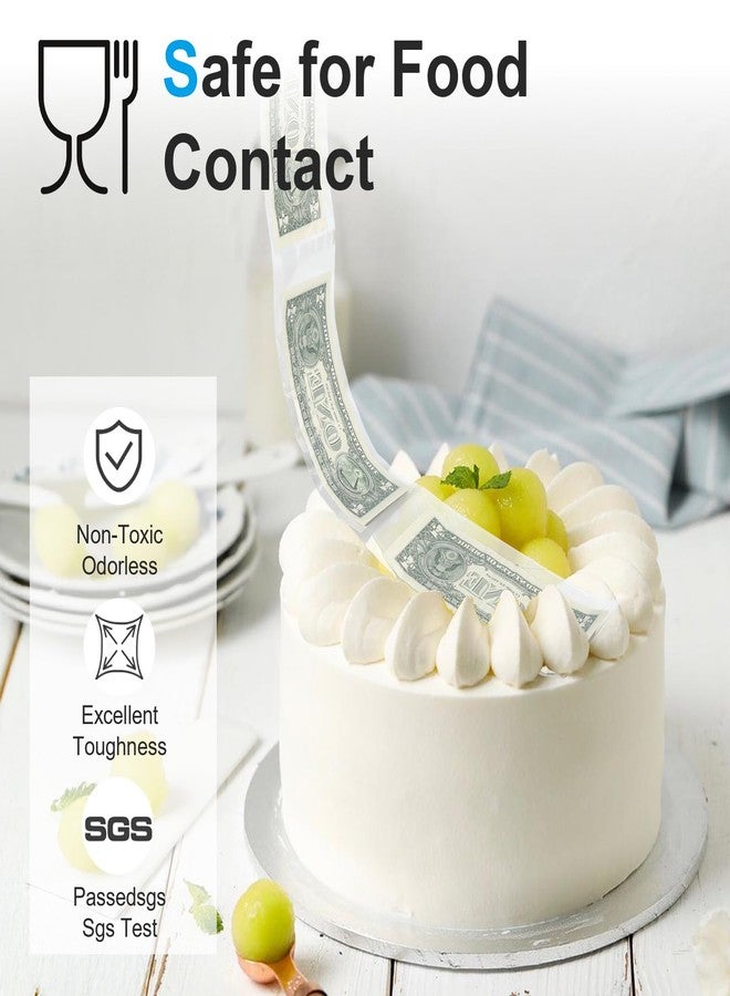 Hpmjz 200Pcs Cake Money Box Transparent Bags,3x7In Surprise Gift Bags for Money Resealable Glassine Adhesive Self-Sealing Dollar Bill Sleeves Money Gift Ideas for Gift Birthday Wedding Party Favors - Image 4